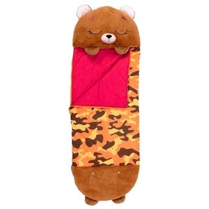 Happy Nappers Pillow & Sleepy Sack Benny The Bear Medium 54 X 20